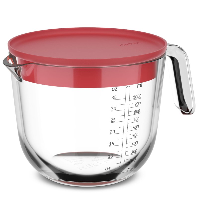 Dzbanek z miarką i pokrywką Chef It 1000 ml Coral