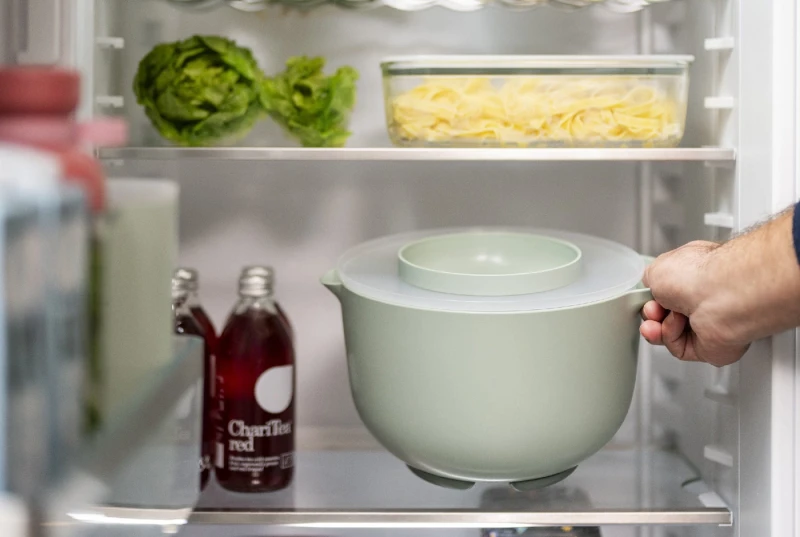 Miska do miksowania z pokrywą odporną na rozchlapywanie Chef It 3000 ml Nordic Sage