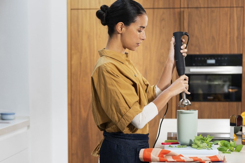 Dzbanek do miksowania z pokrywką Chef It 1000 ml Navy