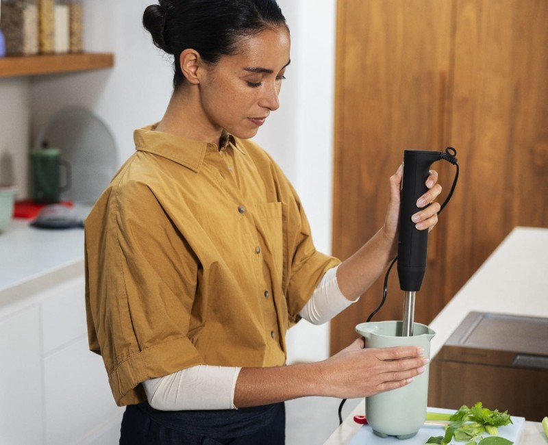 Dzbanek do miksowania z pokrywką Chef It 1000 ml Navy