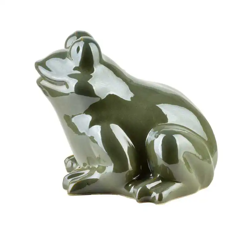 Figura żaba ceramiczna 21x22x17cm MAVE GREEN