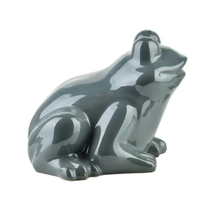 Figura żaba ceramiczna 21x22x17cm MAVE BLUE