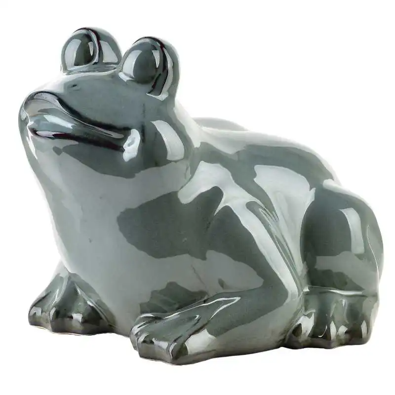 Figura żaba ceramiczna 27x26x20,5cm  MAVE BLUE