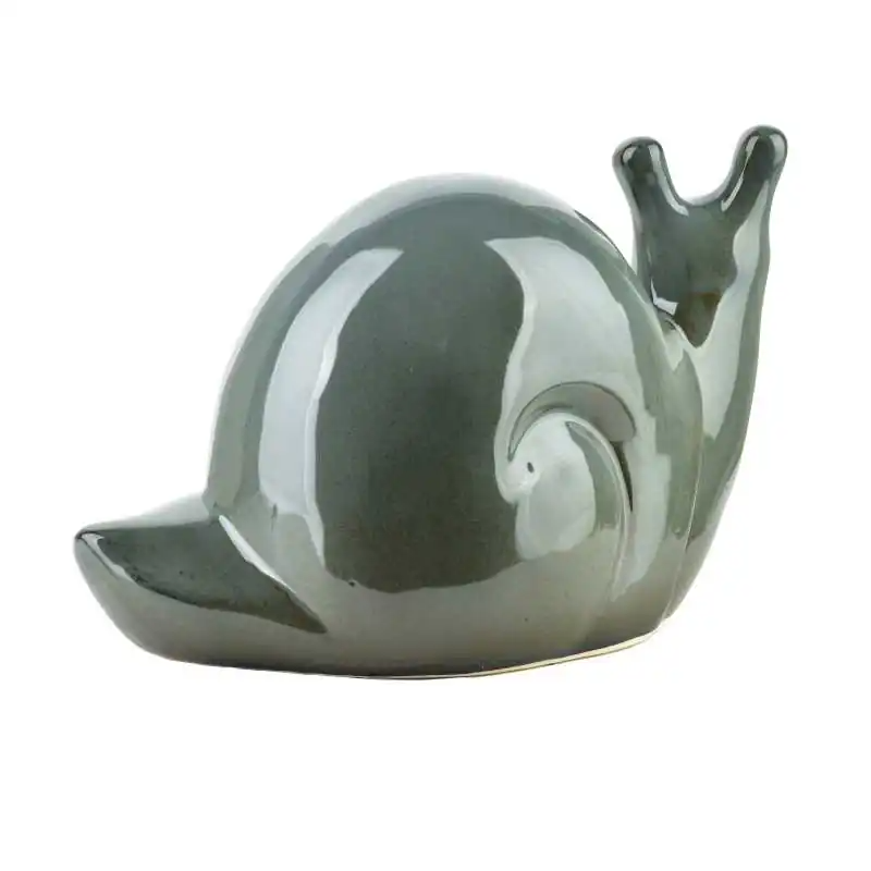Figura ślimak ceramiczny 25x14,5x15cm MAVE BLUE