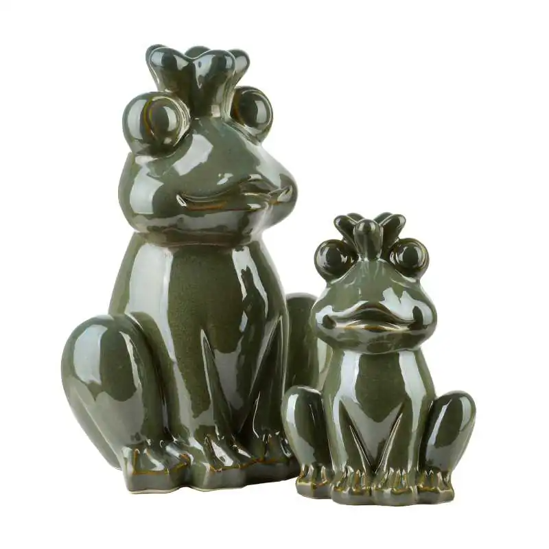 Figura żaba ceramiczna 21x15x28,5cm MAVE