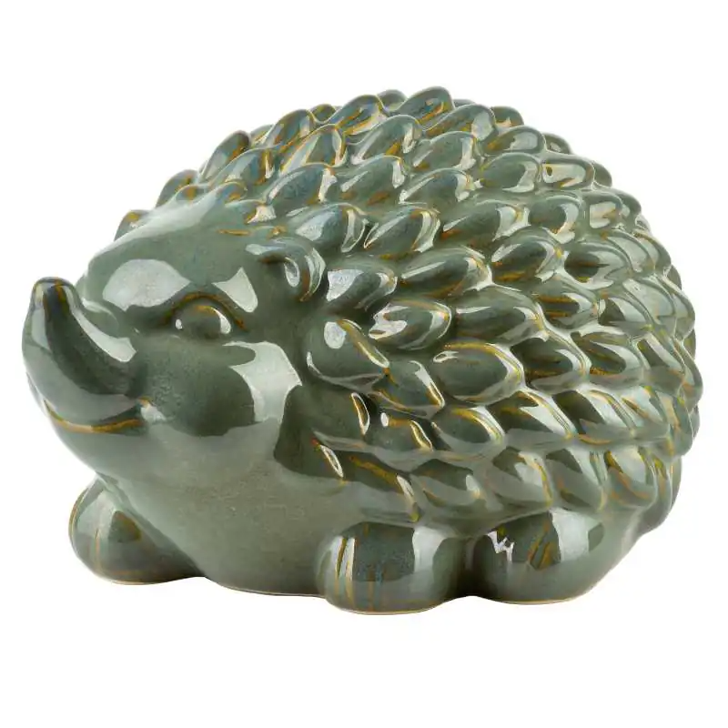 Figura jeż ceramiczny 23x16x14cm MAVE GREEN