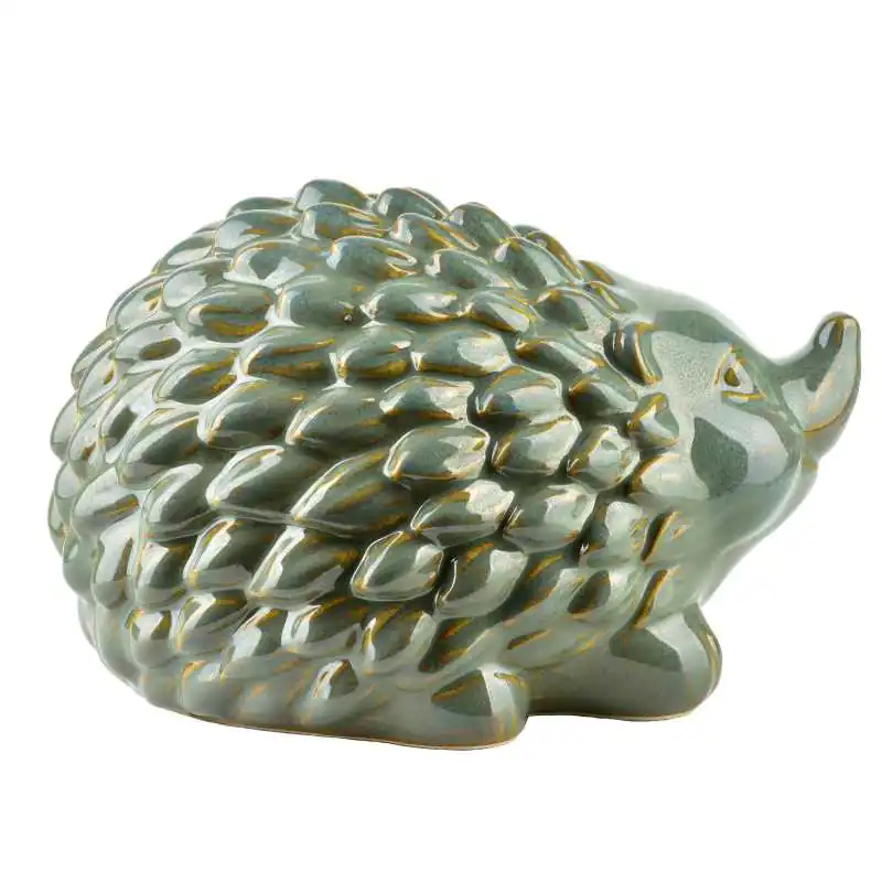 Figura jeż ceramiczny 23x16x14cm MAVE GREEN