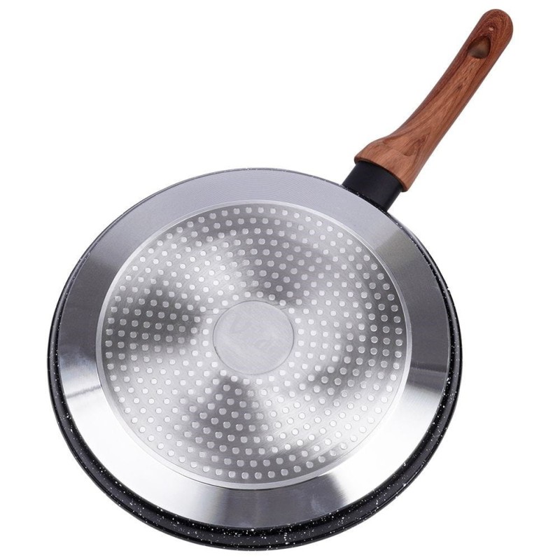 Patelnia z powłoką granitową do naleśników 26cm BLACK&WOOD