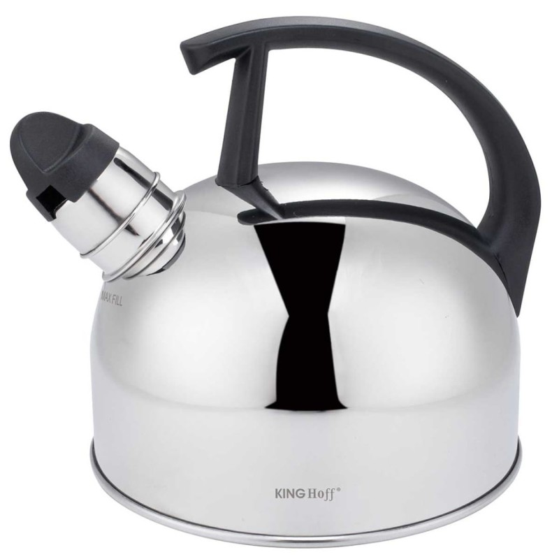 Czajnik z gwizdkiem 1,5L KINGHOFF srebrny