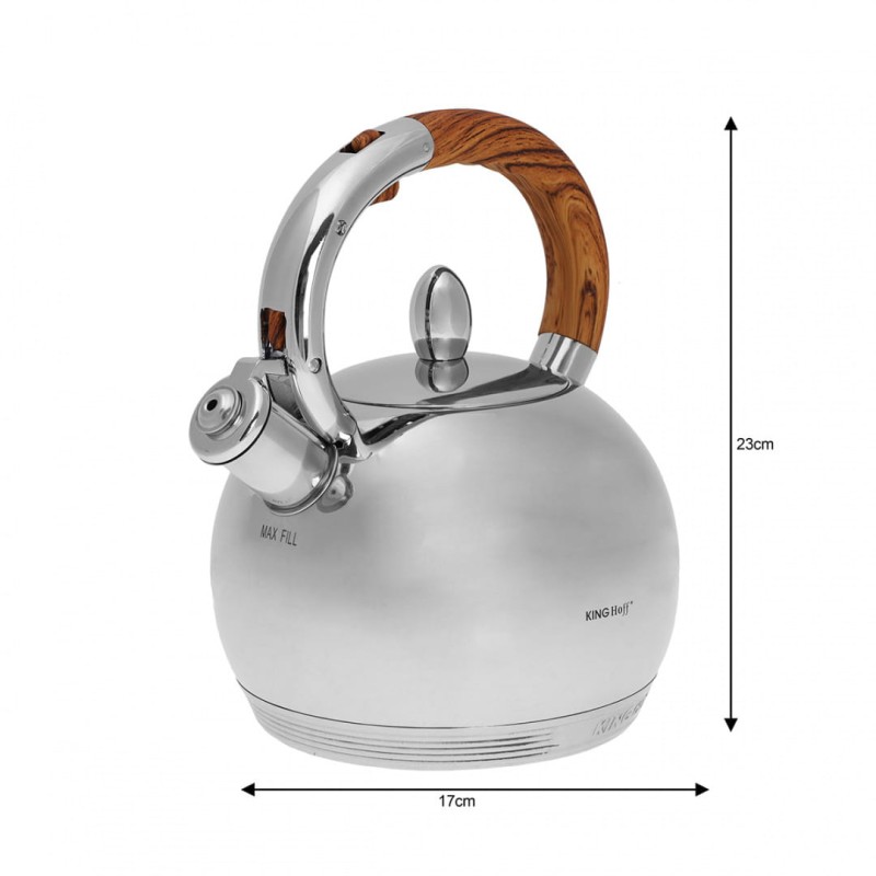 Czajnik z gwizdkiem 3L KINGHOFF