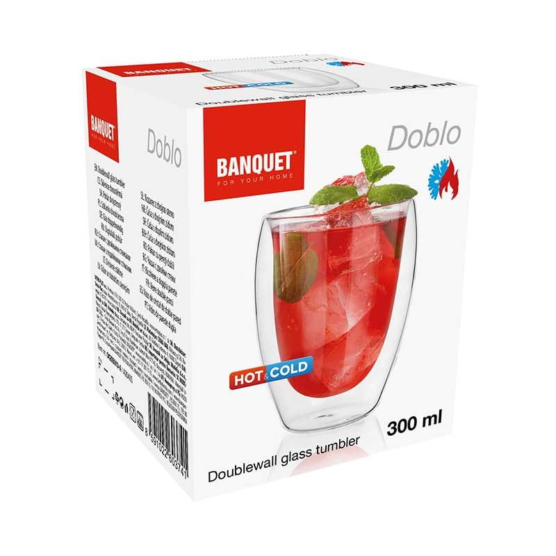 Szklanka termiczna z podwójną ścianką 300ml do kawy herbaty napojów