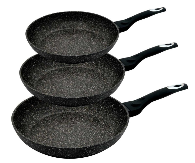 Zestaw patelni z powłoką granitową 20/24/28cm KLAUSBERG