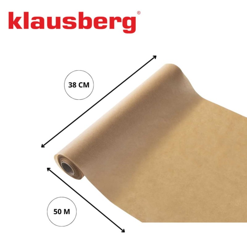 Papier pergamin do pieczenia 38cmx50m KLAUSBERG