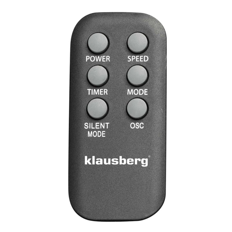 Wentylator kolumnowy podłogowy z pilotem 91cm KLAUSBERG czarny
