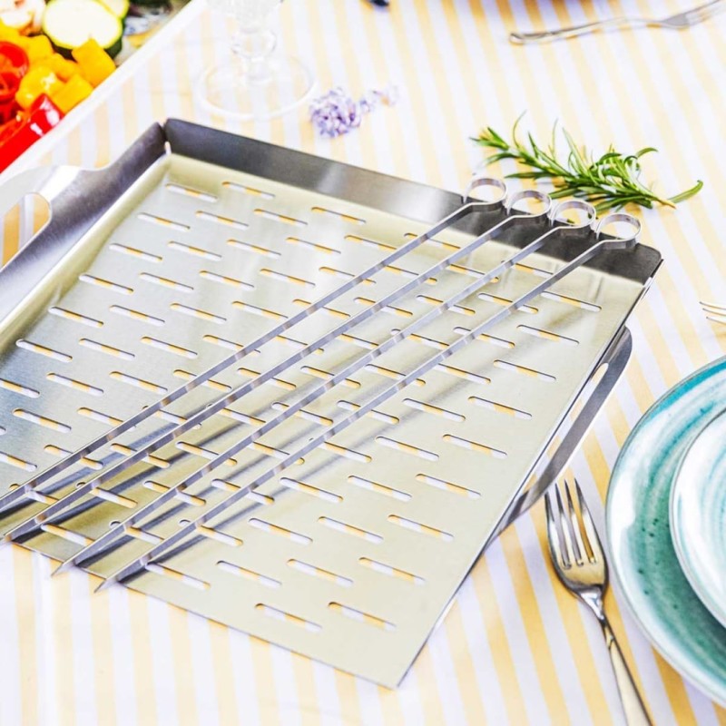 Szpikulce do grillowania szaszłyków 36cm KINGHOFF
