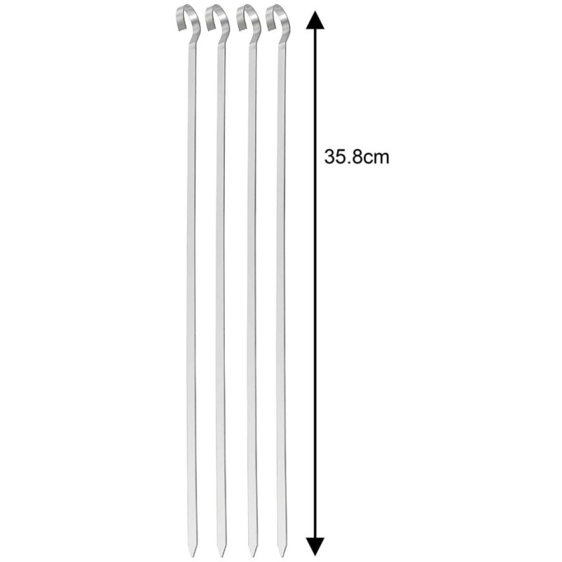 Szpikulce do grillowania szaszłyków 36cm KINGHOFF