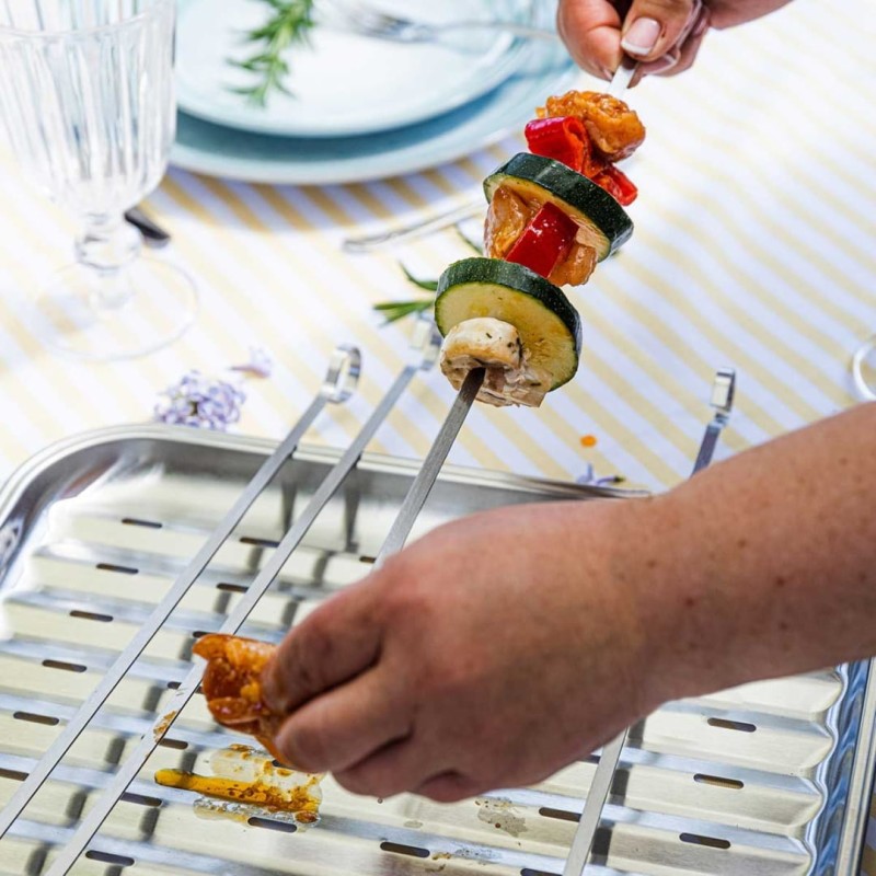 Szpikulce do grillowania szaszłyków 36cm KINGHOFF
