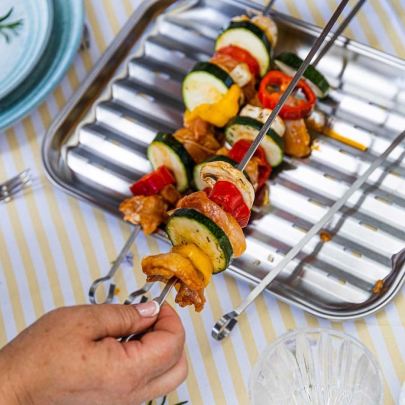 Szpikulce do grillowania szaszłyków 36cm KINGHOFF