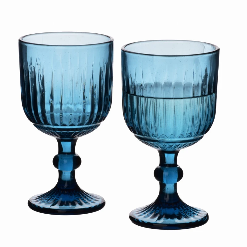 Komplet 4 kieliszków 350 ml ELISE BLUE