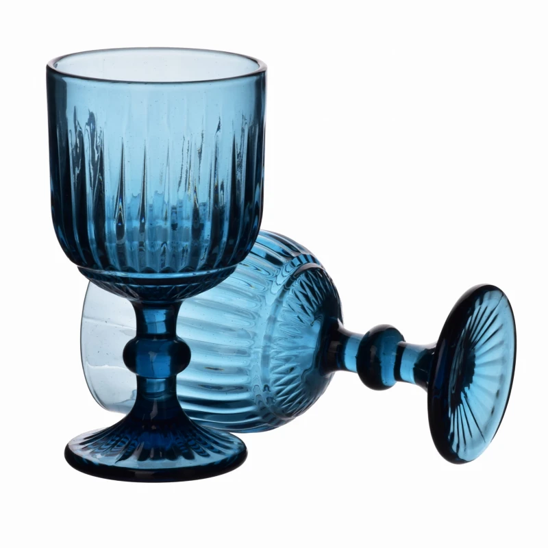Komplet 4 kieliszków 350 ml ELISE BLUE