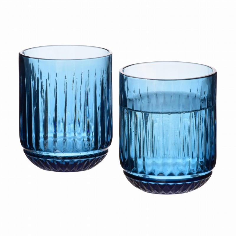 Komplet 4 szklanek 260ml ELISE BLUE