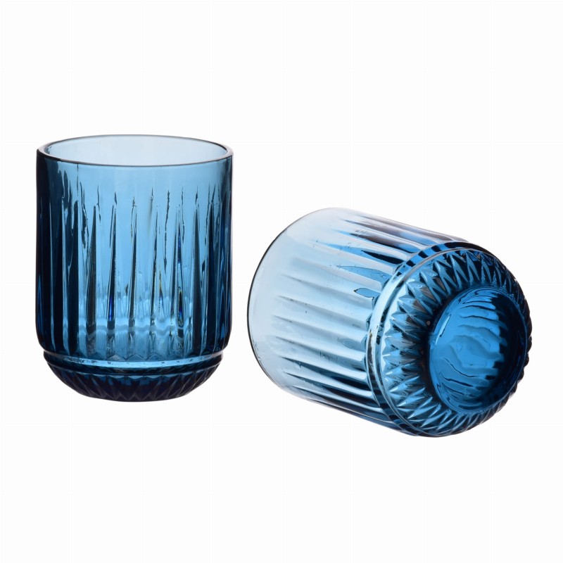 Komplet 4 szklanek 260ml ELISE BLUE