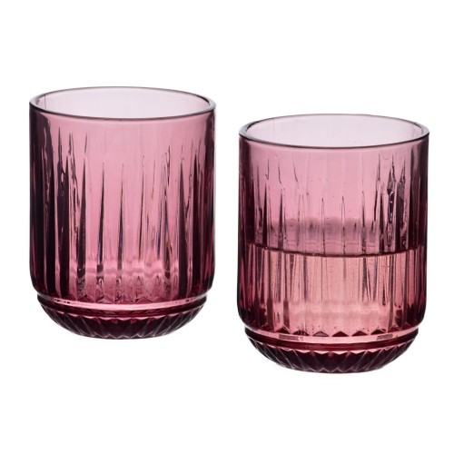 Komplet 4 szklanek 260ml ELISE PURPLE