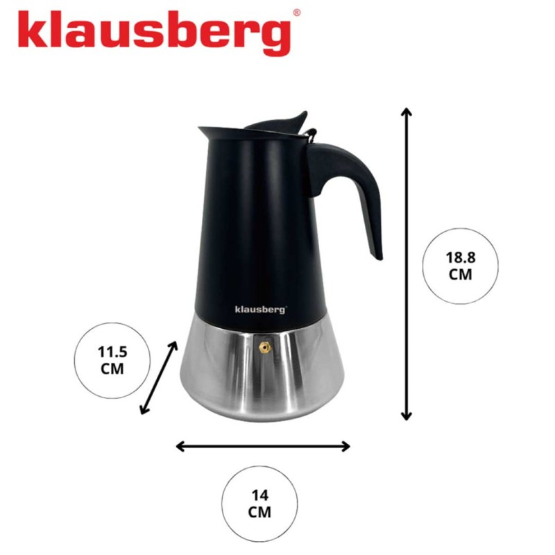 Kawiarka do kawy zaparzacz 300ml KLAUSBERG indukcja