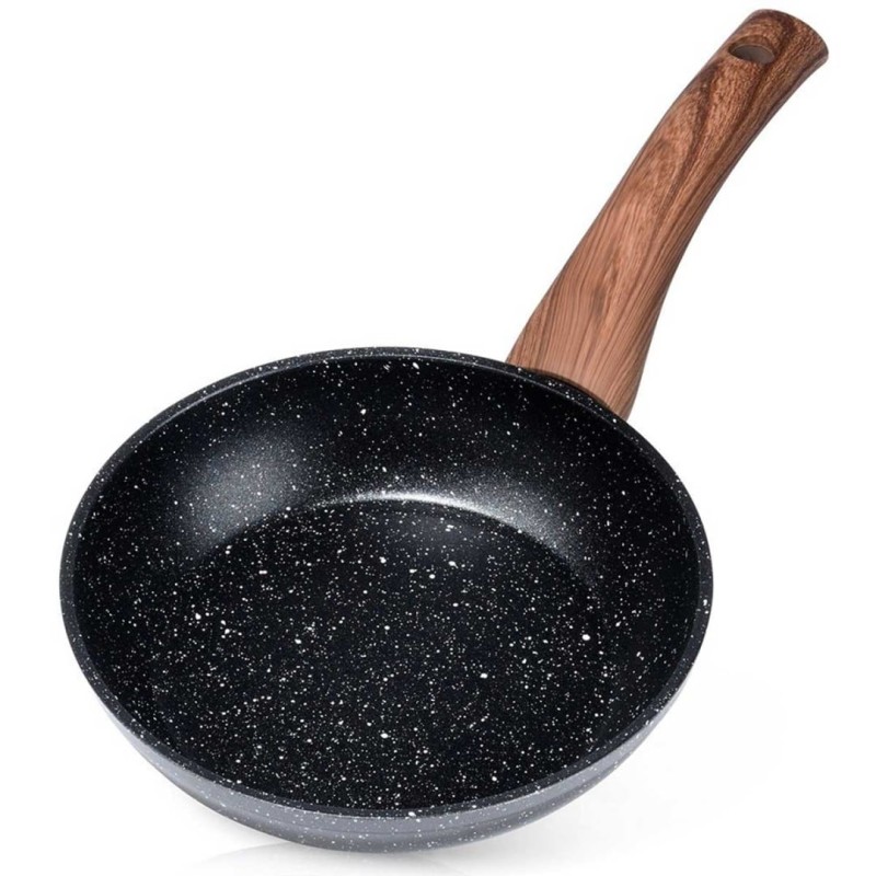 Mini patelnia z powłoką granitową 16cm BLACK&WOOD