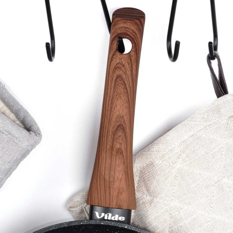 Mini patelnia z powłoką granitową 16cm BLACK&WOOD