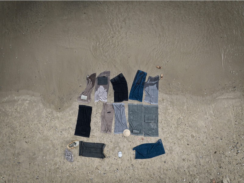 Ręcznik kąpielowy 70 x 140 cm Classic Gully Grey