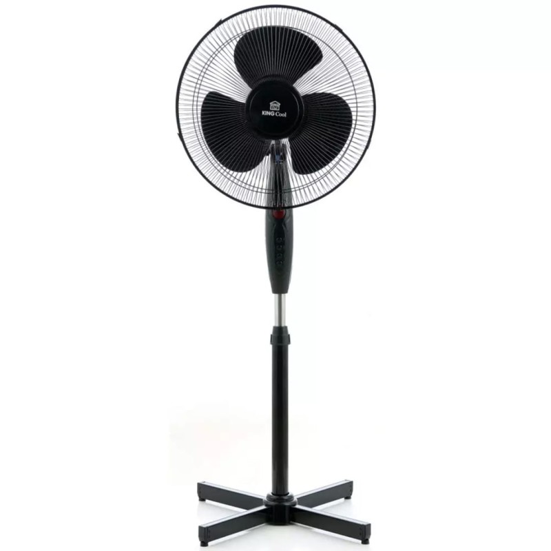 Wentylator wiatrak stojący połogowy 40cm KINGCOOL czarny