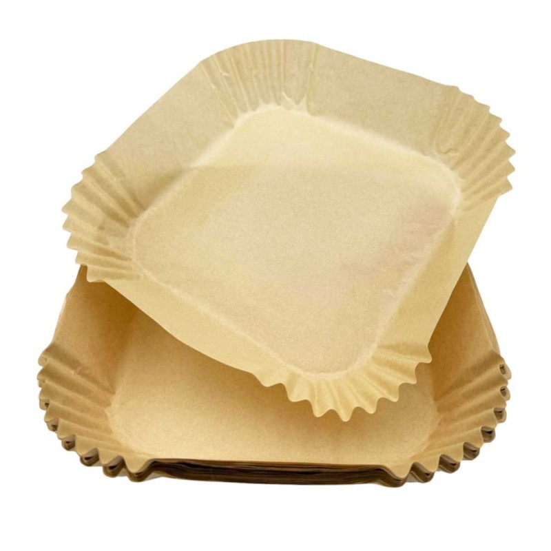 Wkład filtr papierowy do frytownicy Air Fryer kwadratowy 16x16cm 50szt. ALPENBURG