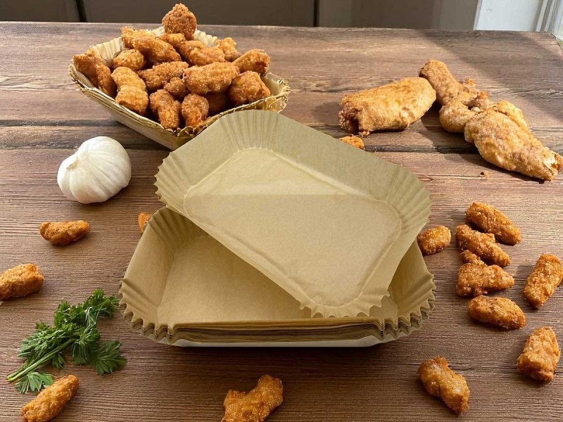 Wkład filtr papierowy do frytownicy Air Fryer  22x14cm 50szt. ALPENBURG