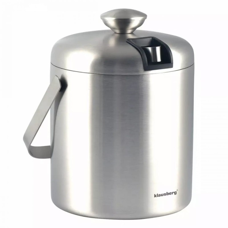 Wiaderko termos do lodu 1,3L +szczypce KLAUSBERG