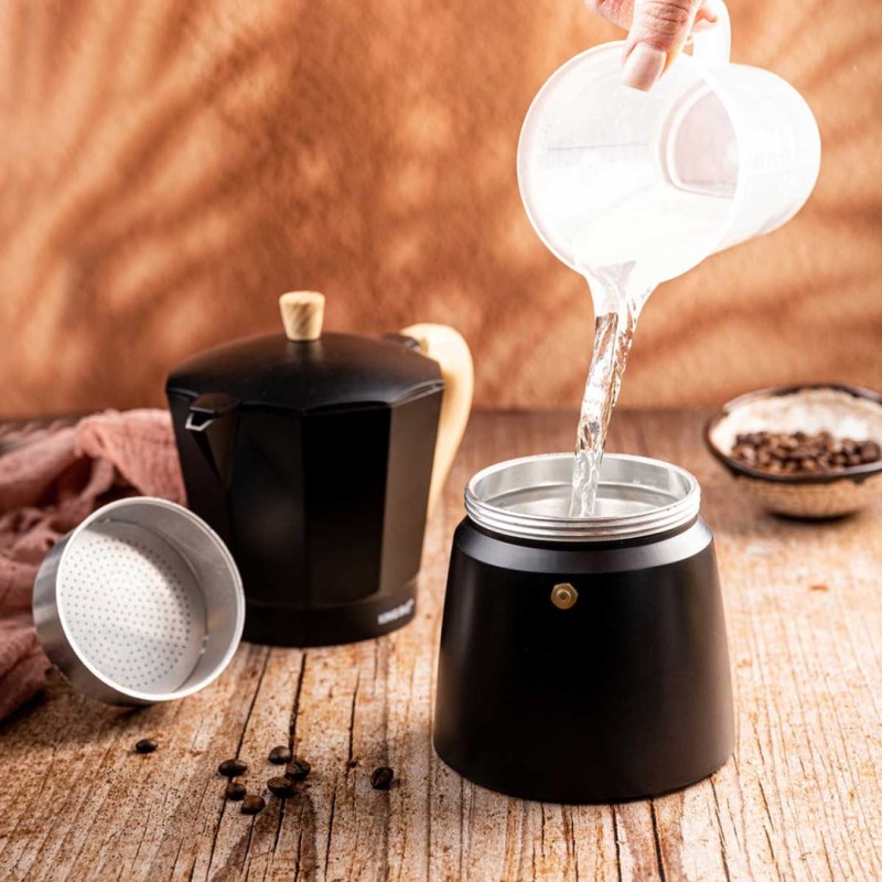 Kawiarka zaparzacz do kawy 600ml KINGHOFF indukcja