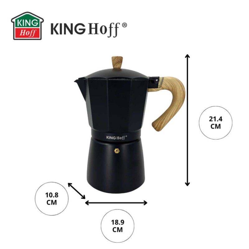 Kawiarka zaparzacz do kawy 450ml KINGHOFF indukcja