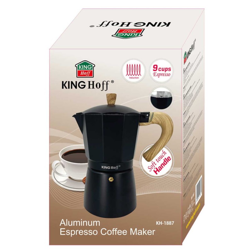 Kawiarka zaparzacz do kawy 450ml KINGHOFF indukcja