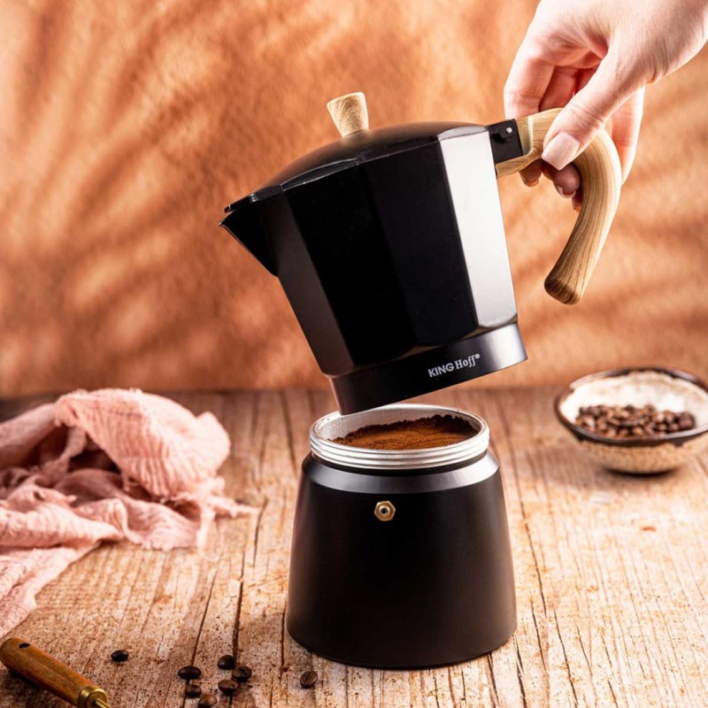 Kawiarka zaparzacz do kawy 300ml KINGHOFF indukcja