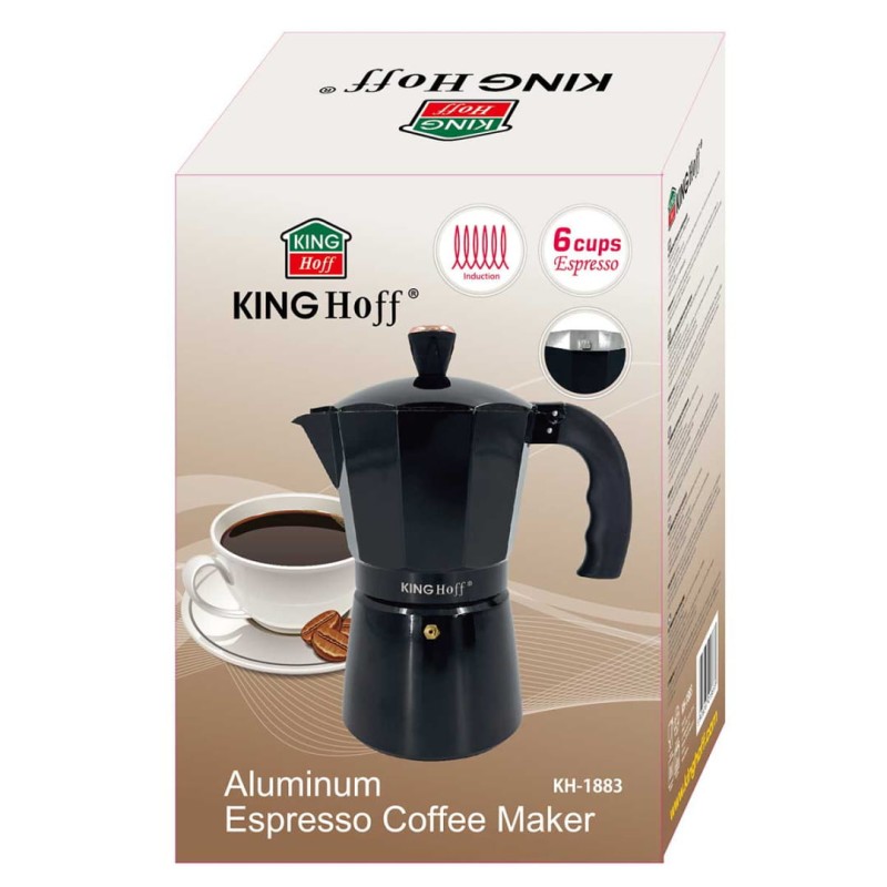 Kawiarka zaparzacz do kawy 300ml KINGHOFF indukcja