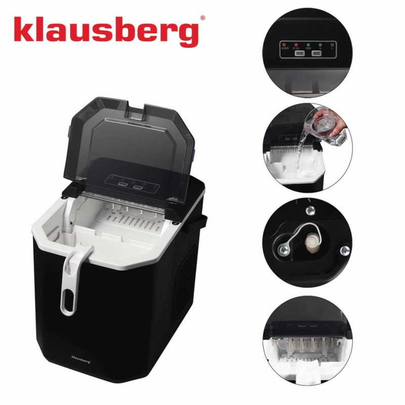Automatyczna kostkarka do lodu 1,2L 100W KLAUSBERG