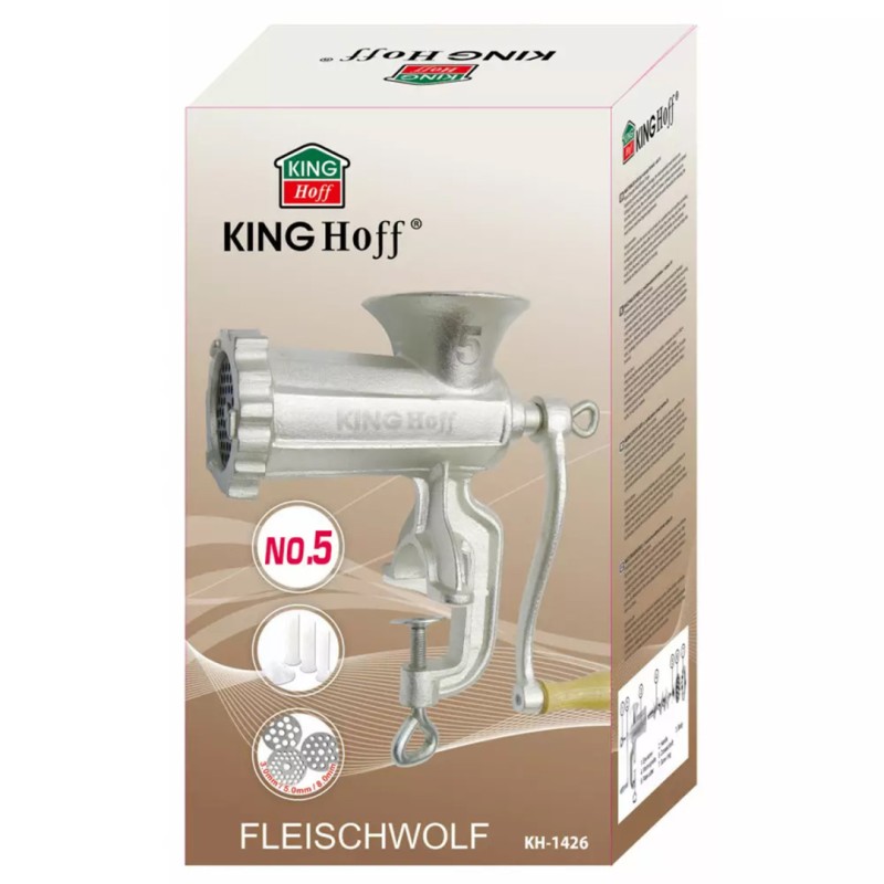 Żeliwna maszynka do mielenia mięsa #5 KINGHOFF