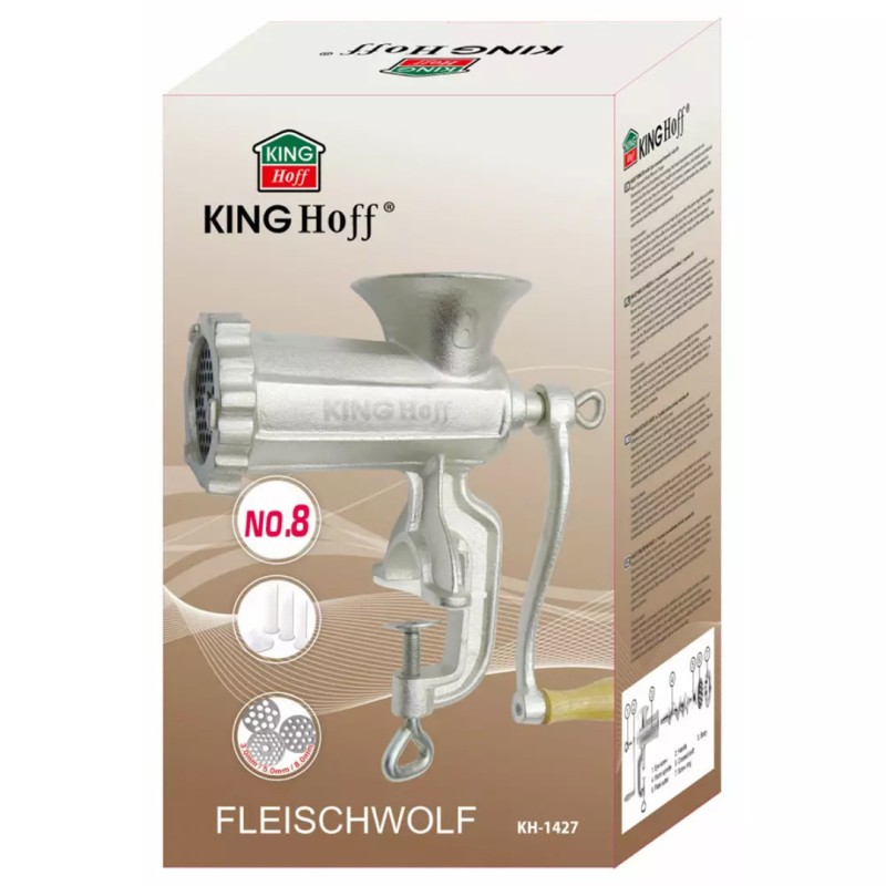 Żeliwna maszynka do mielenia mięsa #8 KINGHOFF