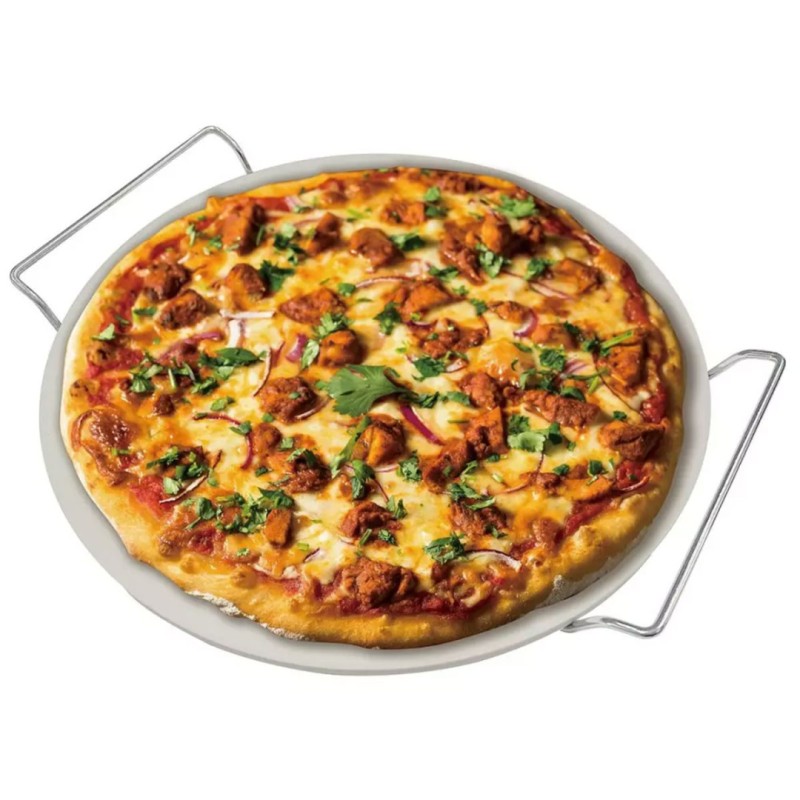 Kamień szamot do pieczenia i serwowania pizzy 33cm KLAUSBERG