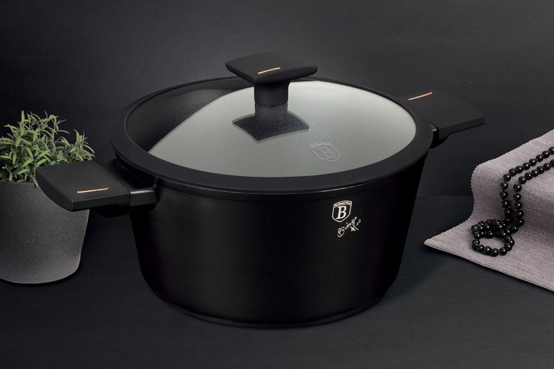Garnek 4L i patelnia 24cm z powłoką tytanową BERLINGER HAUS MONACO