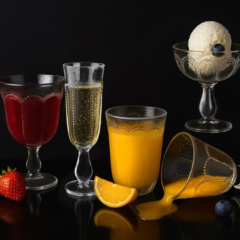 Komplet 4 kieliszków do szampana 160ml DAPHNE