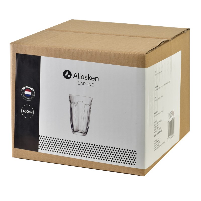 Komplet 4 szklanek 450ml DAPHNE