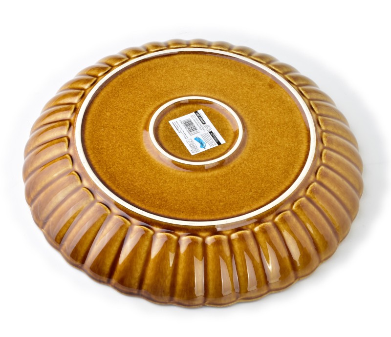 Talerz obiadowy 27xh4cm miodowy EVIE HONEY