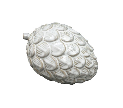 Figura ceramiczna szyszka 17,2x12xh11cm MAVE