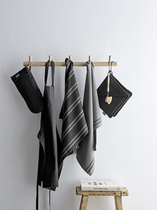 Łapka kuchenna 2 sztuki Soft Black